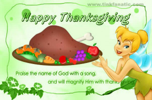 happy thanksgiving tinkerbell