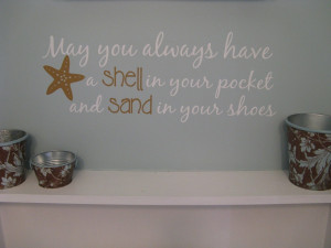 Beach Quotes Wall Decals