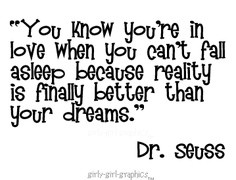 ... love when you can’t fall asleep because reality is finally better