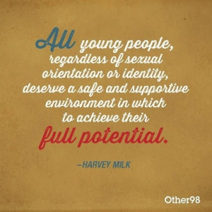 The late & great, Harvey Milk