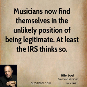 Musicians now find themselves in the unlikely position of being ...