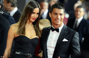 Glam: On Monday night, the couple attended the FIFA Ballon d'Or Gala ...