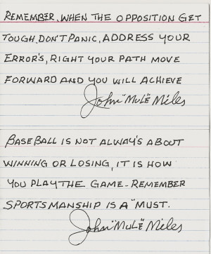 Inspirational Quotes From Baseball Players