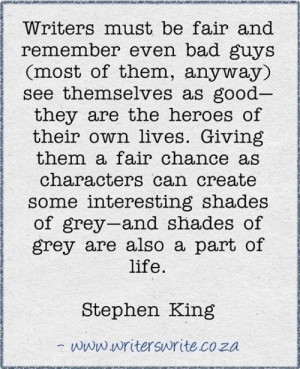 Stephen King - writing bad guys