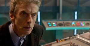 Capaldi taking over as the Doctor