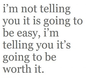 it's not easy ...