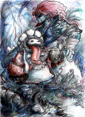 Amarant and Quina… sorta evil