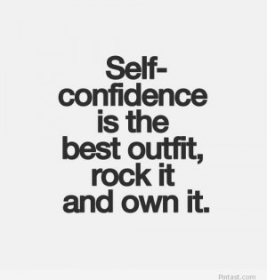 Self-confidence tumblr quote