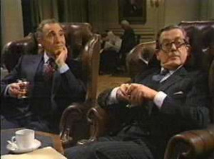 later on that day sir humphrey meets sir arnold the