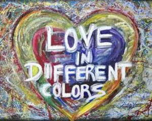 Love in different colors.