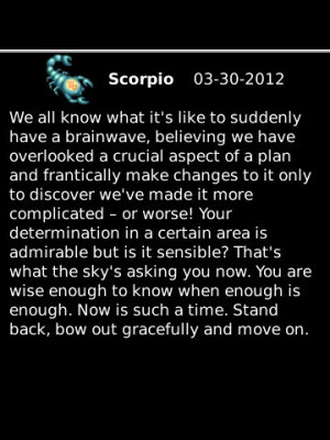 scorpio #horoscope #sayings #emo #love