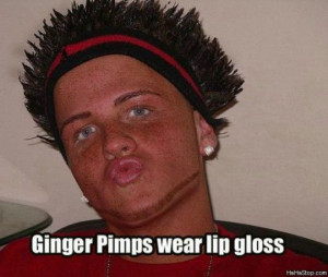 lol hilarious funny pictures ginger pimp lip gloss