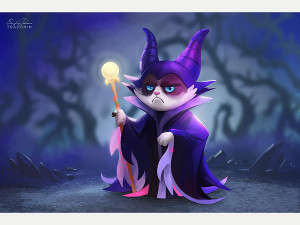 The Daily Treat: See Grumpy Cat in Your Favorite Disney Movies| Cats ...