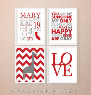 personalized birth announcement, wall art baby names with baby quotes