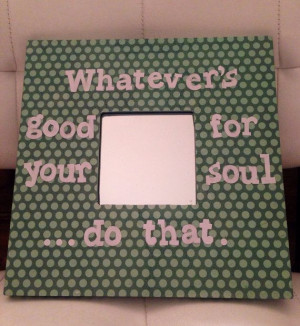 10x10 in Mirror Green Polka Dot Quote by WhaleSaid on Etsy, $16.50