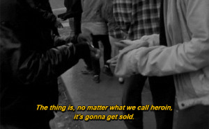 art & design movie quote drugs fav the wire stringer bell animated GIF