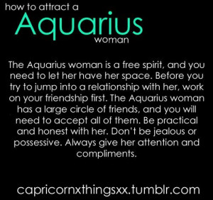How to attract an Aquarius Woman.1..Don't be jealous!: Aquarian Women ...