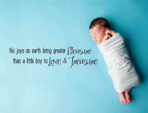 cute quotes about baby boys