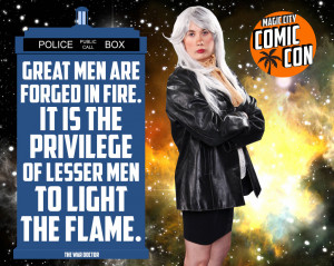 ... is the privilege of lesser men to light the flame.” The War Doctor