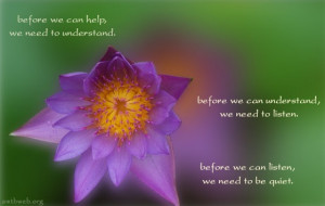 listening quotes, helping quotes, understanding quotes