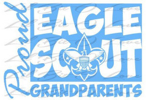 Proud Eagle Scout Grandparents Vinyl Decal sticker Boy Scouts BSA ...