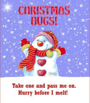 Christmas hugs y'all