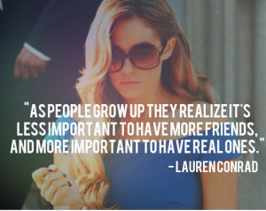 ... Realize It’s Less Important To Have More Friends ~ Friendship Quote