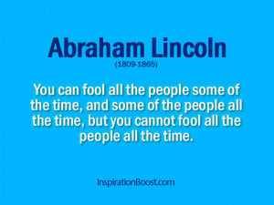Fool Quotes – Abraham Lincoln