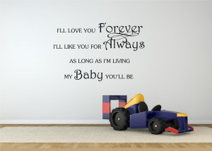Inspirational Wall Quotes for Baby Boy or Girl Nursery Room