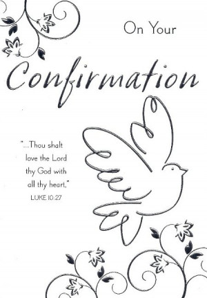 Confirmation Card Messages