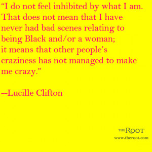 Quote of the Day: Lucille Clifton on Her Identity