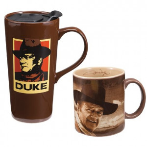John Wayne Collector Gift Set - Mclintock Quote Mug And Duke Travel ...