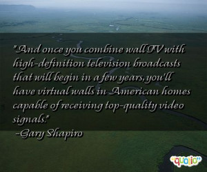 And once you combine wall TV with high-definition television ...