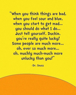 love this Dr. Seuss quote :)