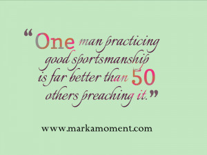 Sportsmanship quotes