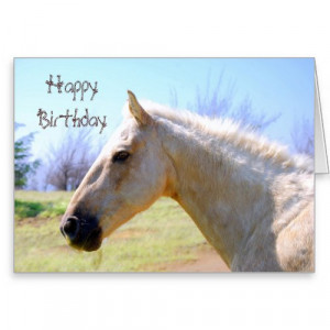 Rocking Horse Birthday Card