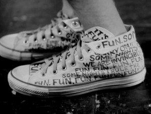 Nate Ruess of Fun.’s Shoes