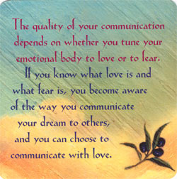 Card Images from the The Mastery of Love Cards