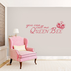 Call Me Queen Bee - Wall Decals