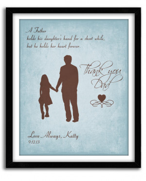 Father Daughter Wedding Quotes Father daughter gift, gift for