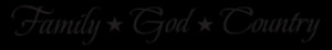 Family God Country Wall Quotes™ Decal