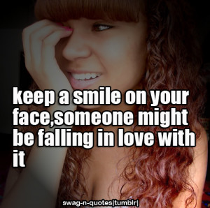 swag-n-quotes:-keep on smiling*girl in the background is one of my ...