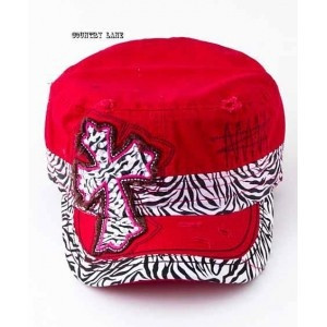 Zebra Cross Cadet Hat