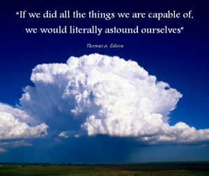 Thomas Edison Inspirational Quote Quotes For The Soul