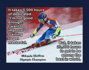 Mikaela Shiffrin Photo Quote Poster Fan Wall Art Print 5x7