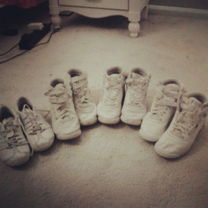 Cheer shoes: i have like five pairs of these things...