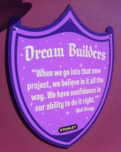 Walt Disney Dream Builders Quote about starting something new and ...
