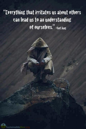 ... irritation at other people is dominant in our life. Fortunately there