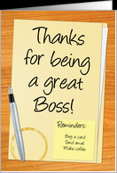 Thank You Quotes For Boss...