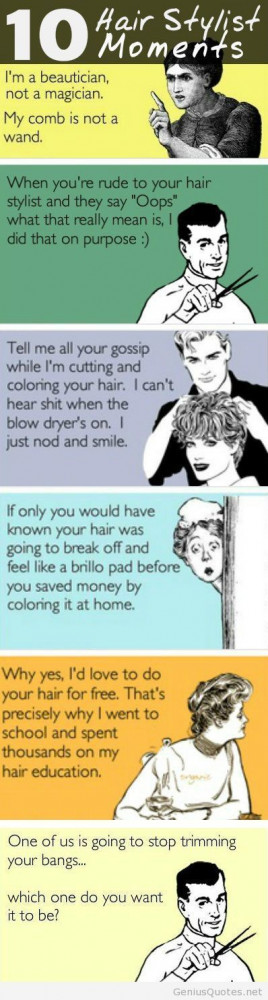 10 hair Stylist moments quotes 10 hair